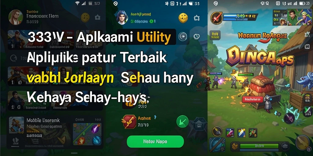 Tampilan antarmuka 333V yang ramah pengguna dan informatif.