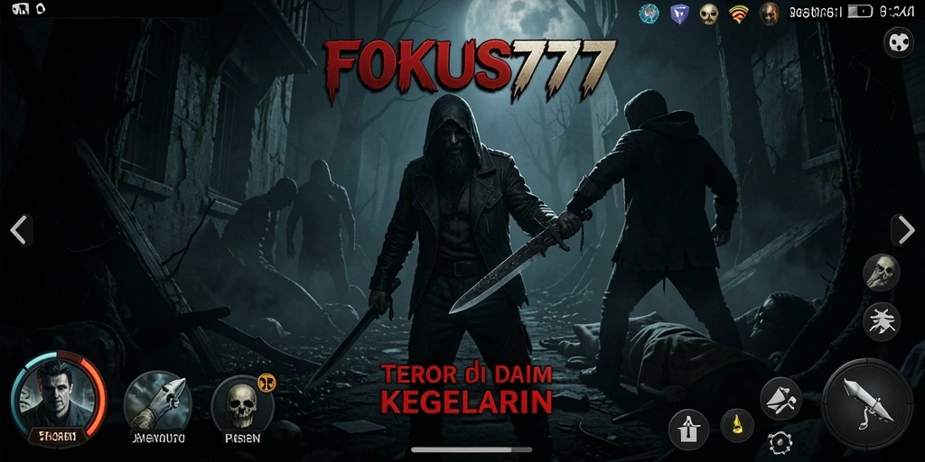 Gameplay menakutkan di FOKUS777 dengan suasana lebih menyeramkan.