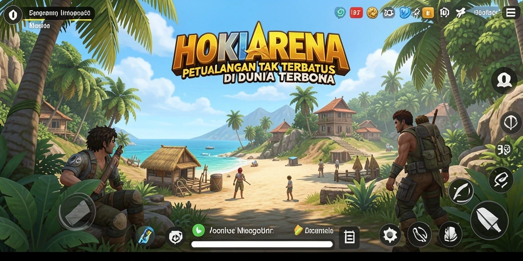 Tampilan gameplay HOKIARENA yang menakjubkan dalam dunia terbuka.