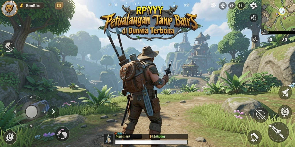 Gameplay seru RPYYY dalam dunia terbuka yang luas.