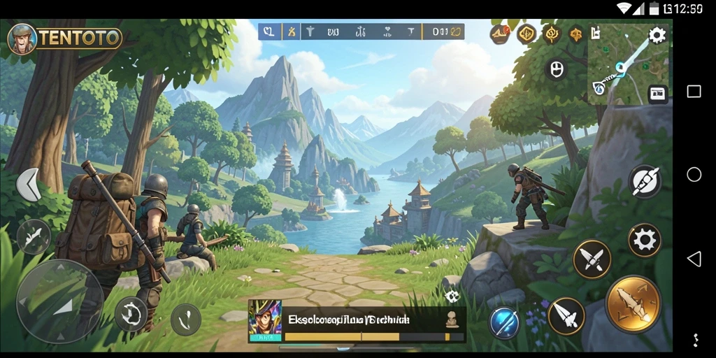 Gameplay TENTOTO yang menakjubkan dalam dunia terbuka.